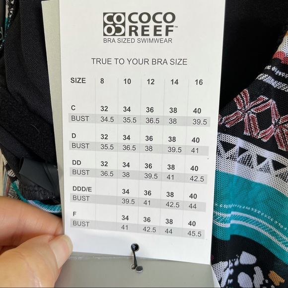 Coco Reef Wild Stripes Current Mesh Layer Tankini - Picture 13 of 16